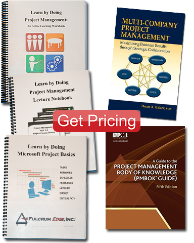 Click to get pricing on Project Management training